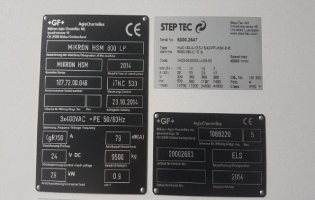 AGIE CHARMILLES HSM800LP 实拍图 8