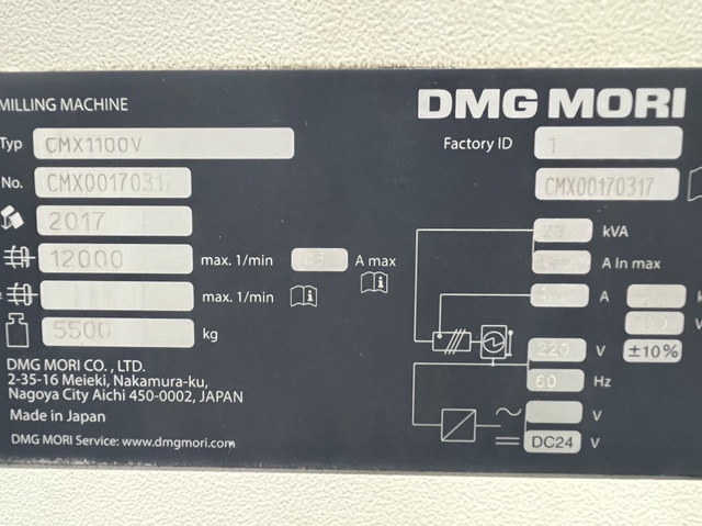 DMG MORI CMX1100V 实拍图 8